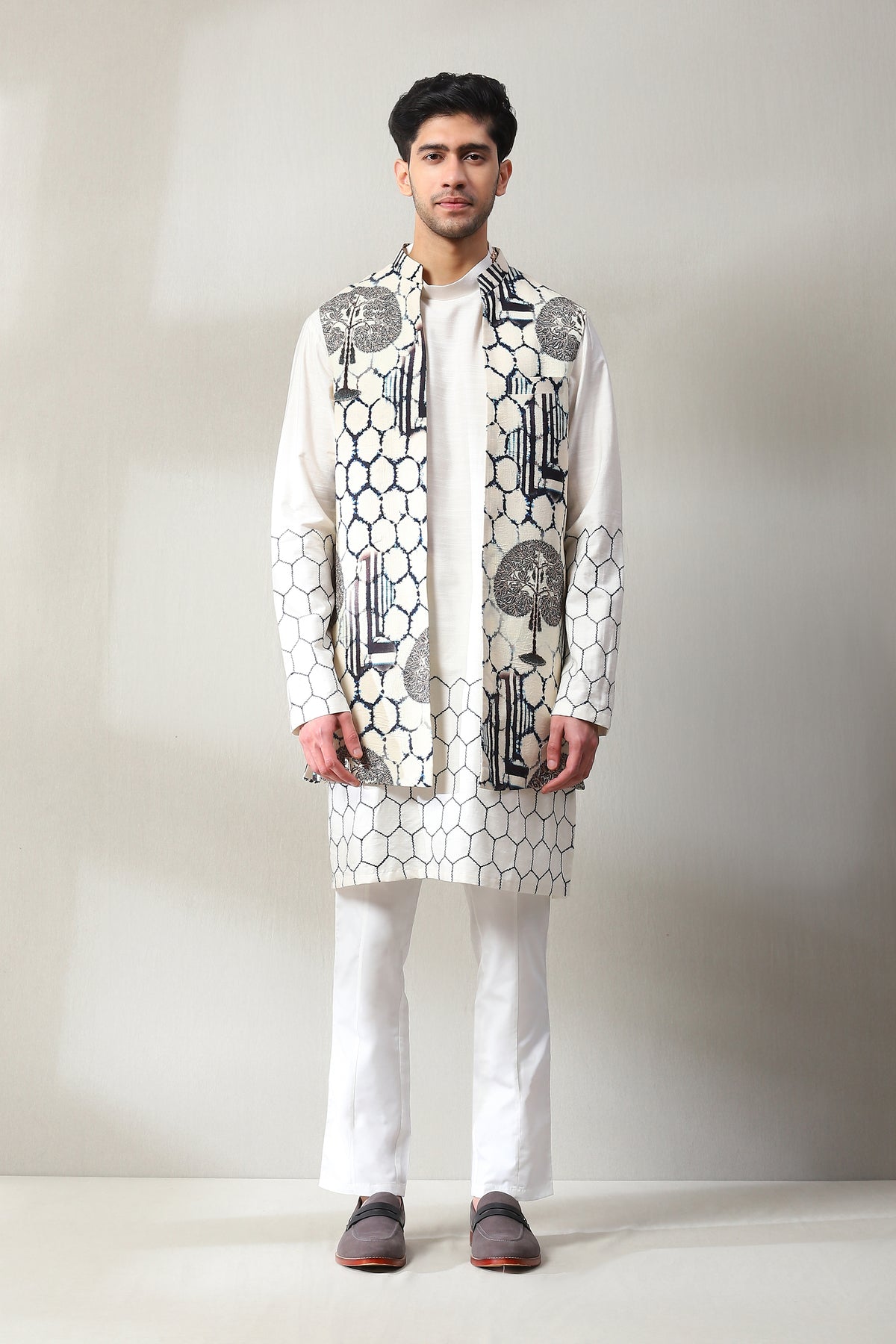 This handmade printed kurta payjama