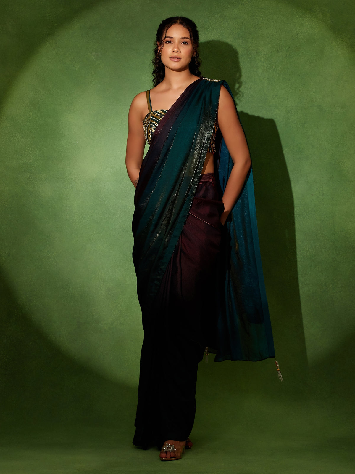 Morni Drape Saree