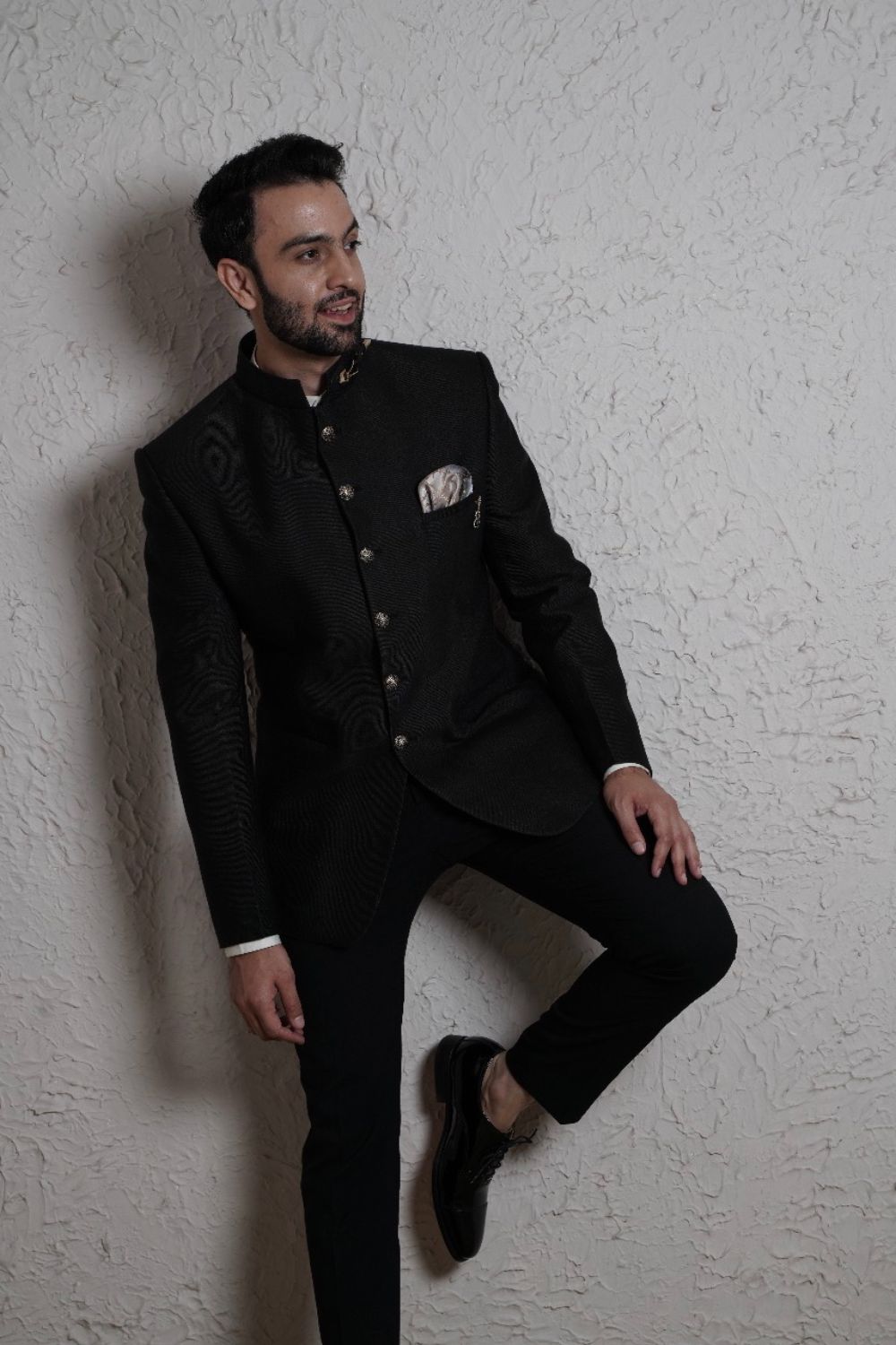 Indigo Blue Jacket With Flap Pockets