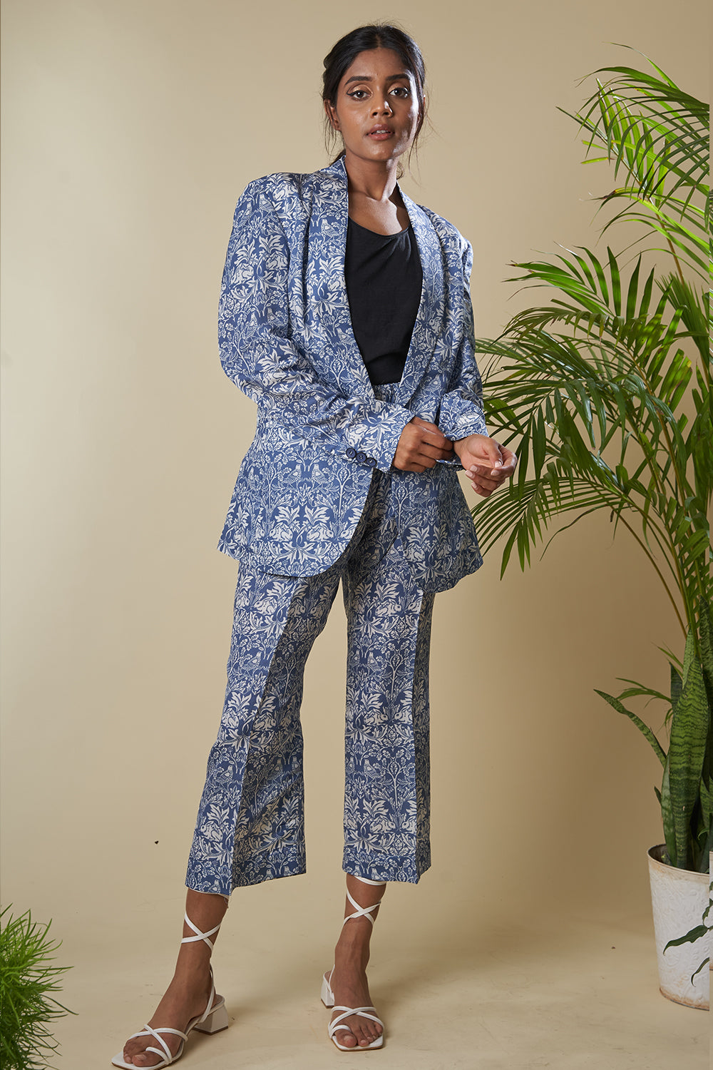 Blue Printed Co-Ord Set