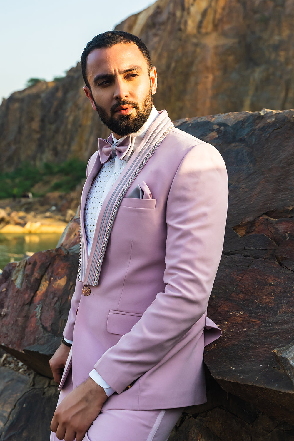 Lilac Coloured Tuxedo